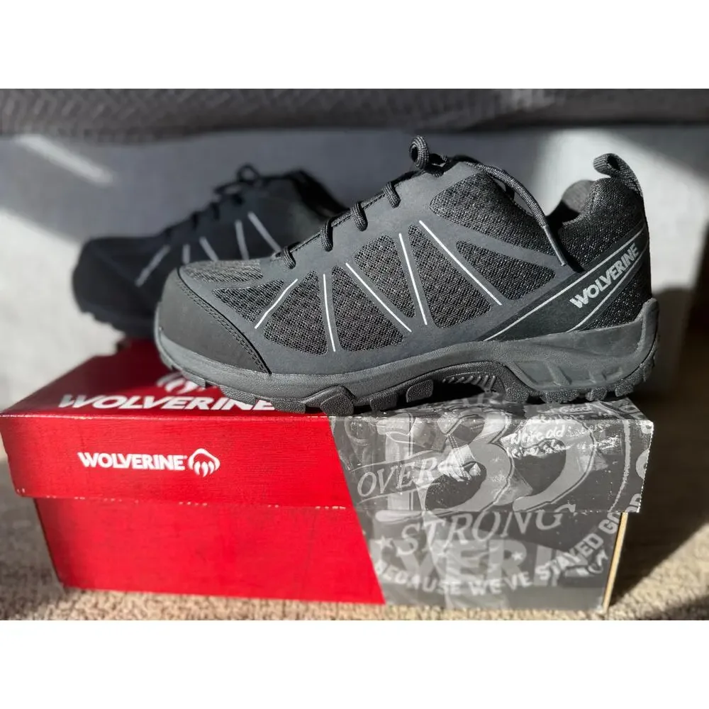 New Wolverine Amherst 2‎ Low Comp Toe Size 7.5 M Black